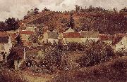 Camille Pissarro Roche Gain Plaza oil painting reproduction
